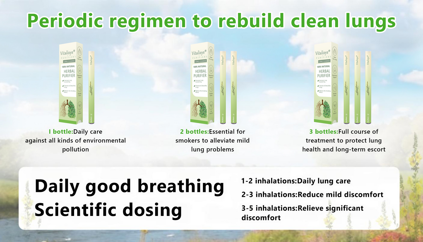 𝐔𝐒 𝐎𝐰𝐧𝐞𝐝 𝐚𝐧𝐝 𝐎𝐩𝐞𝐫𝐚𝐭𝐞𝐝✅ 𝐕𝒊𝒕𝐚𝐥𝐢𝐬𝐲𝐬® 𝐁𝐨𝐭𝐚𝐧𝐢𝐜𝐚𝐥 𝐌𝐮𝐥𝐥𝐞𝐢𝐧 𝐋𝐮𝐧𝐠 𝐂𝐥𝐞𝐚𝐧𝐬𝐞 𝐃𝐢𝐟𝐟𝐮𝐬𝐞𝐫(🫁Cough, Pharyngitis, shortness of breath, sputum, stuffy nose, bronchitis, bronchitis, allergy symptoms, lung discomfort)2✨