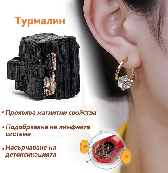 （ПРОМОЦИЯ В ПОСЛЕДНИЯ ДЕН - 80% ОТСТЪПКА🔥)👩‍⚕️🎁 𝐂𝐙𝐓𝐈𝐂𝐋𝐄® Лимфна енергийна магнезиева терапия с германиеви обеци
